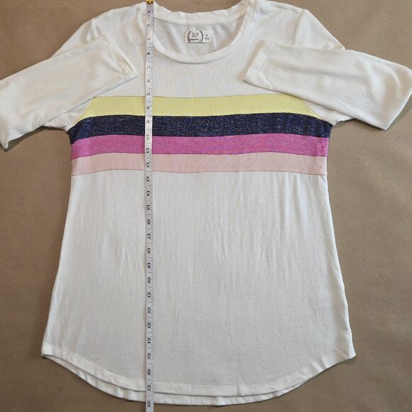 Maurices 24/7 Pieced Striped Long Sleeve Baseball Tee - NWOT - Picture 8 of 11